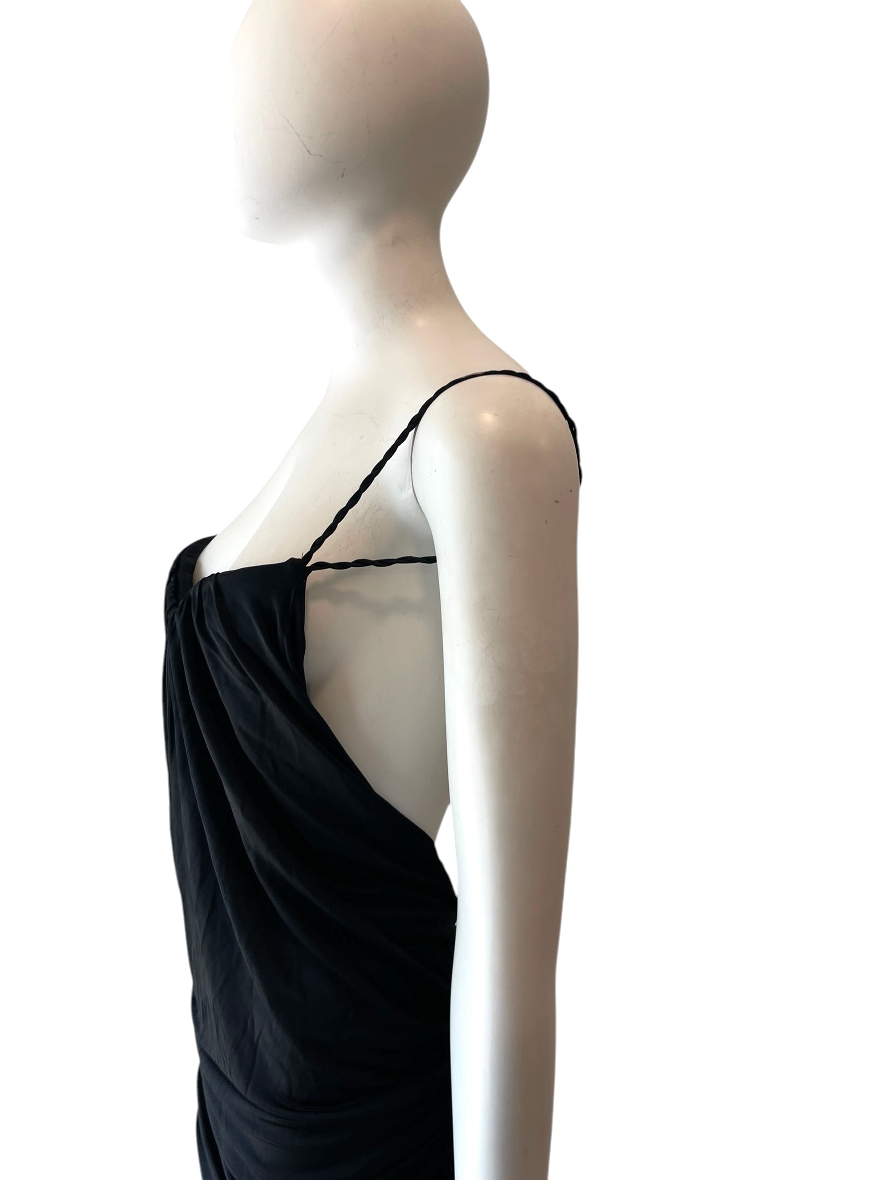 sachin and babi light blue dress Sleeveless Ruched Bum Open Back Maxi Dress In Black Slinky | EGO US