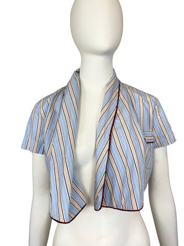 1990s ROMEO GIGLI cropped pajama top