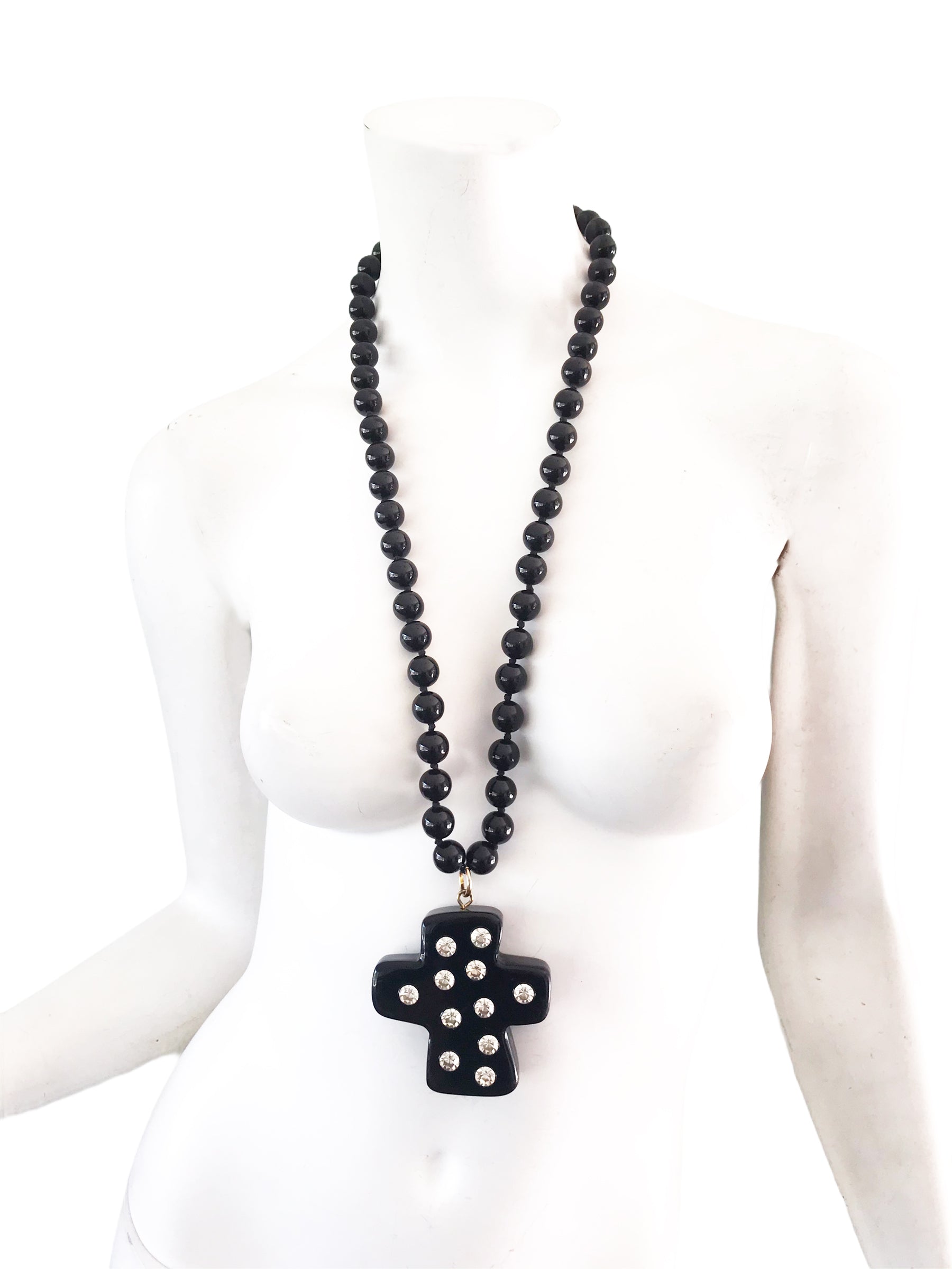 Christian Lacroix クリスチャンラクロワ　キーリング Christian Lacroix Cross Pendant with Large Citrine Crystals – Very