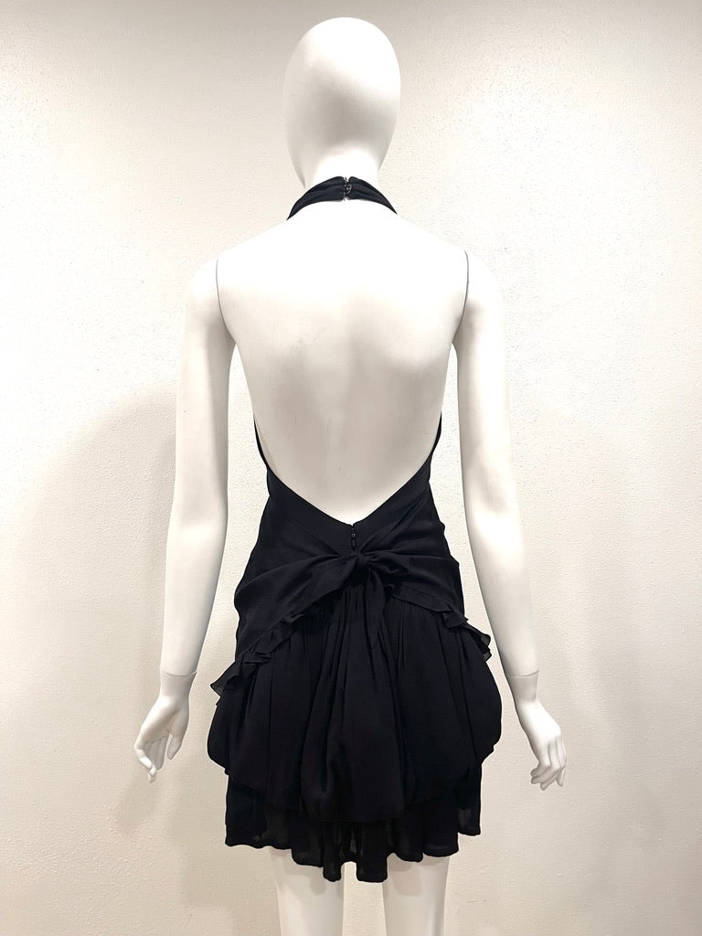 S/S 1992 Chanel by Karl Lagerfeld Backless Apron Mini Dress ARCHIVE S/S 1992 Chanel by Karl Lagerfeld Backless Apron Mini Dress ARCHIVE