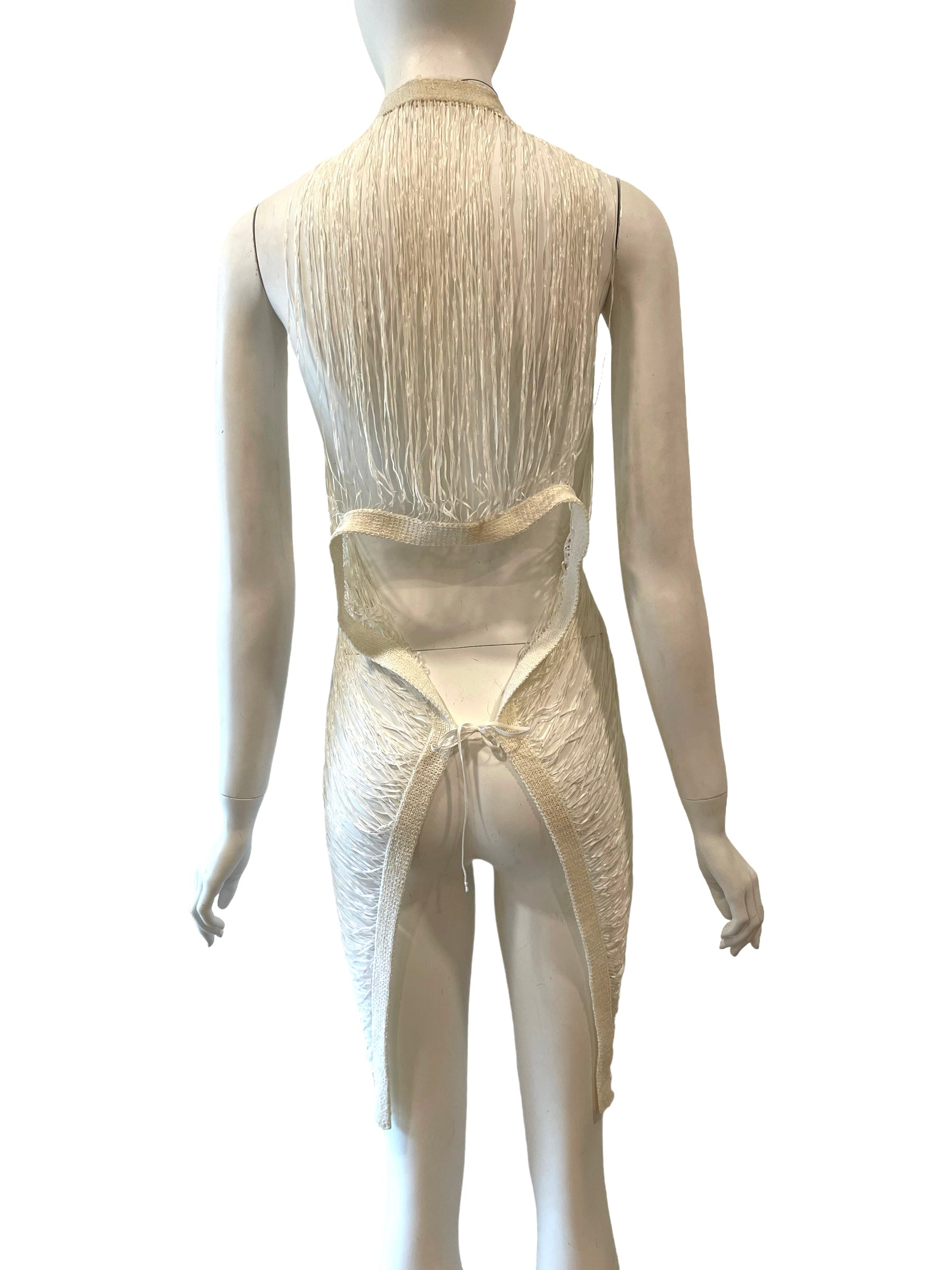 2000 MARTIN MARGIELA fringe top – ARCHIVE