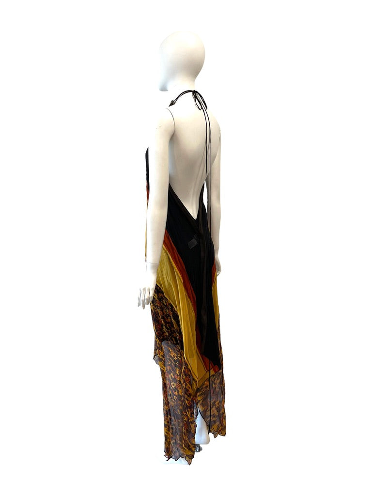 2005 JEAN PAUL GAULTIER Silk Dress  ARCHIVE