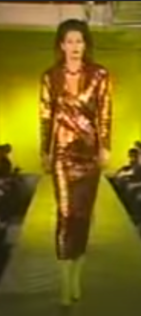 1988 STEPHEN SPROUSE Sequin Gown