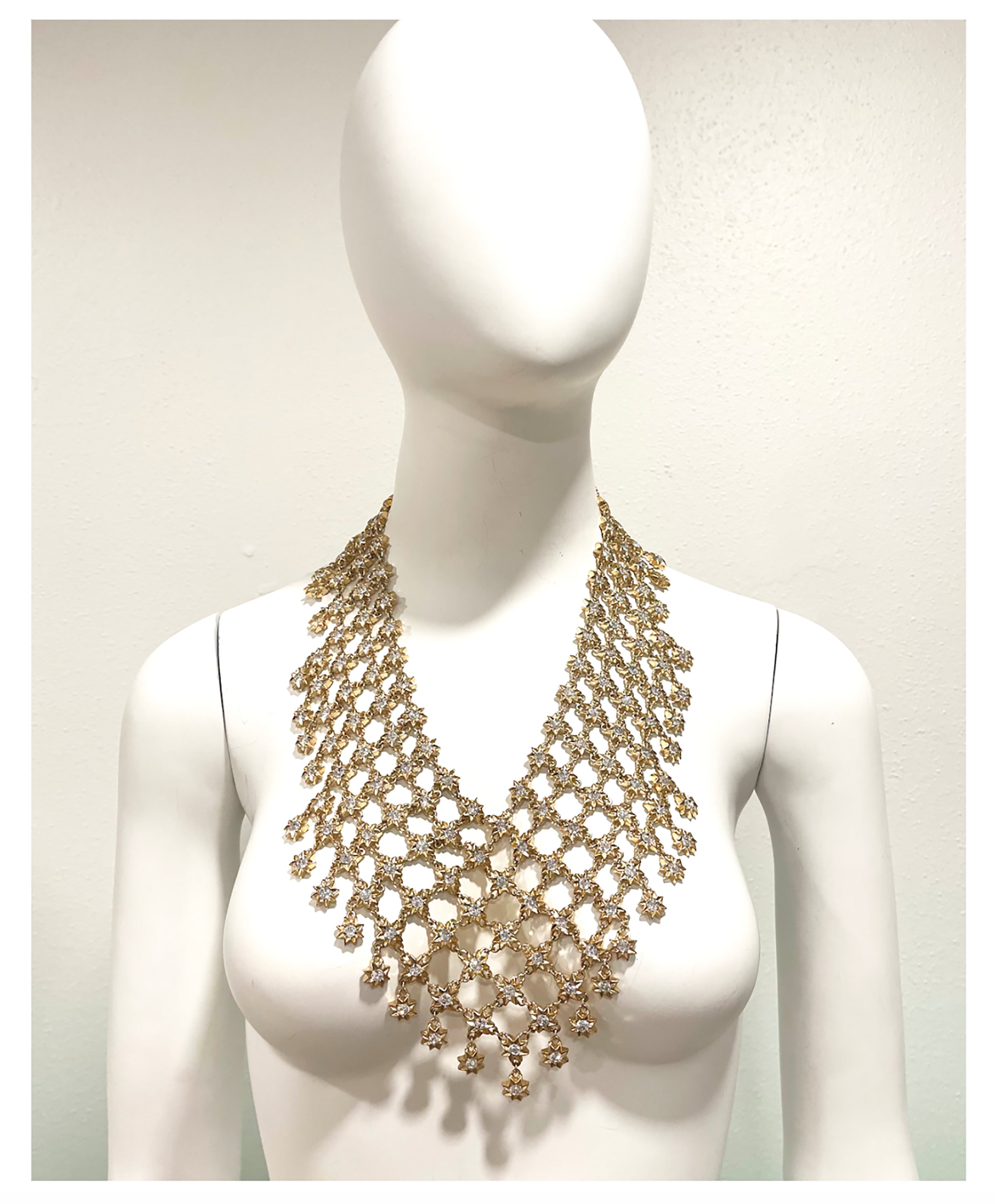 CHRISTIAN DIOR by Galliano Crystal Star Bib Necklace – ARCHIVE