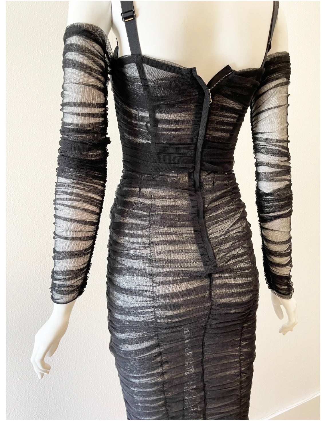 dolce and gabbana mesh dress DOLCE & GABBANA Sheer Dress – ARCHIVE