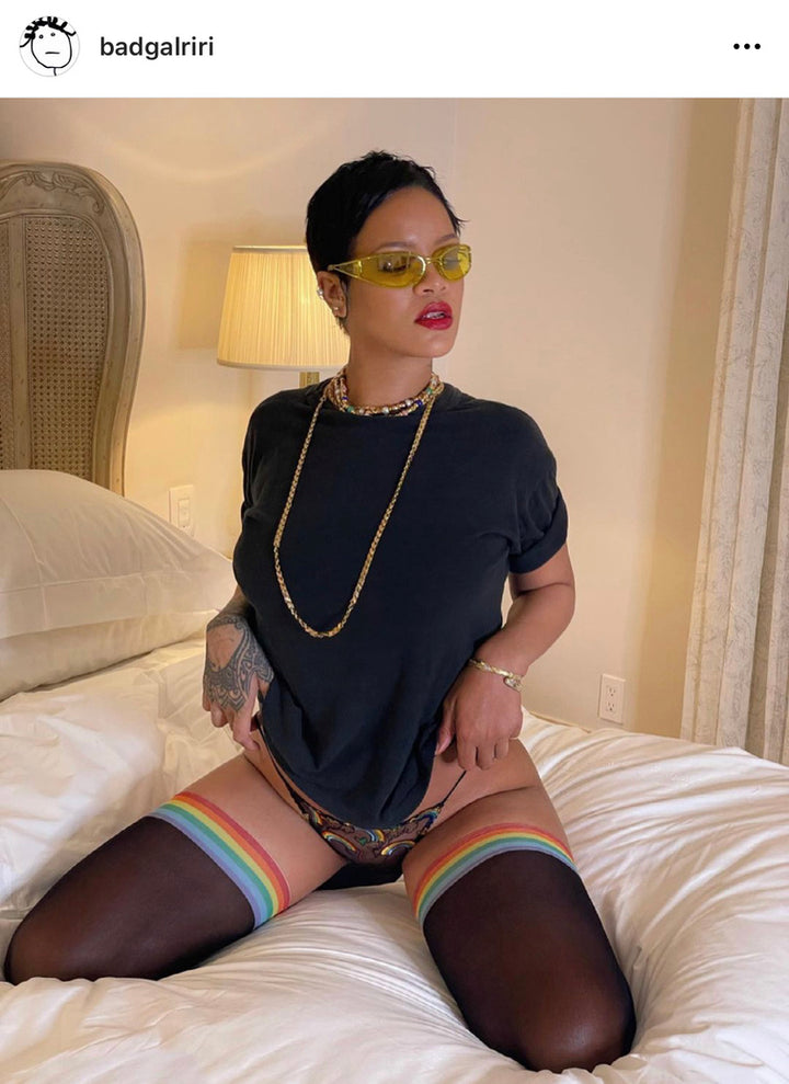 RIHANNA in DIOR sunglasses from ARCHIVE