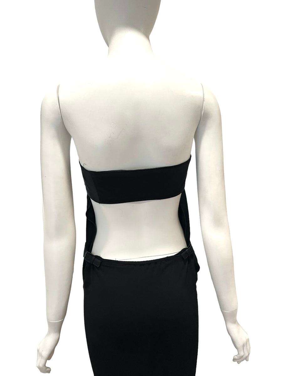 F/W 2001 Gucci Tom Ford Black Cut-Out Dress ARCHIVE F/W 2001 Gucci Tom Ford Black Cut-Out Dress ARCHIVE