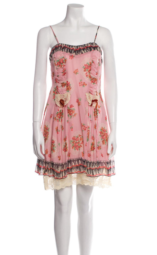 USA製 ヴィンテージ ANNA SUI シルク フリルカットソー フリンジ TOPS – ANNA SUI NYC