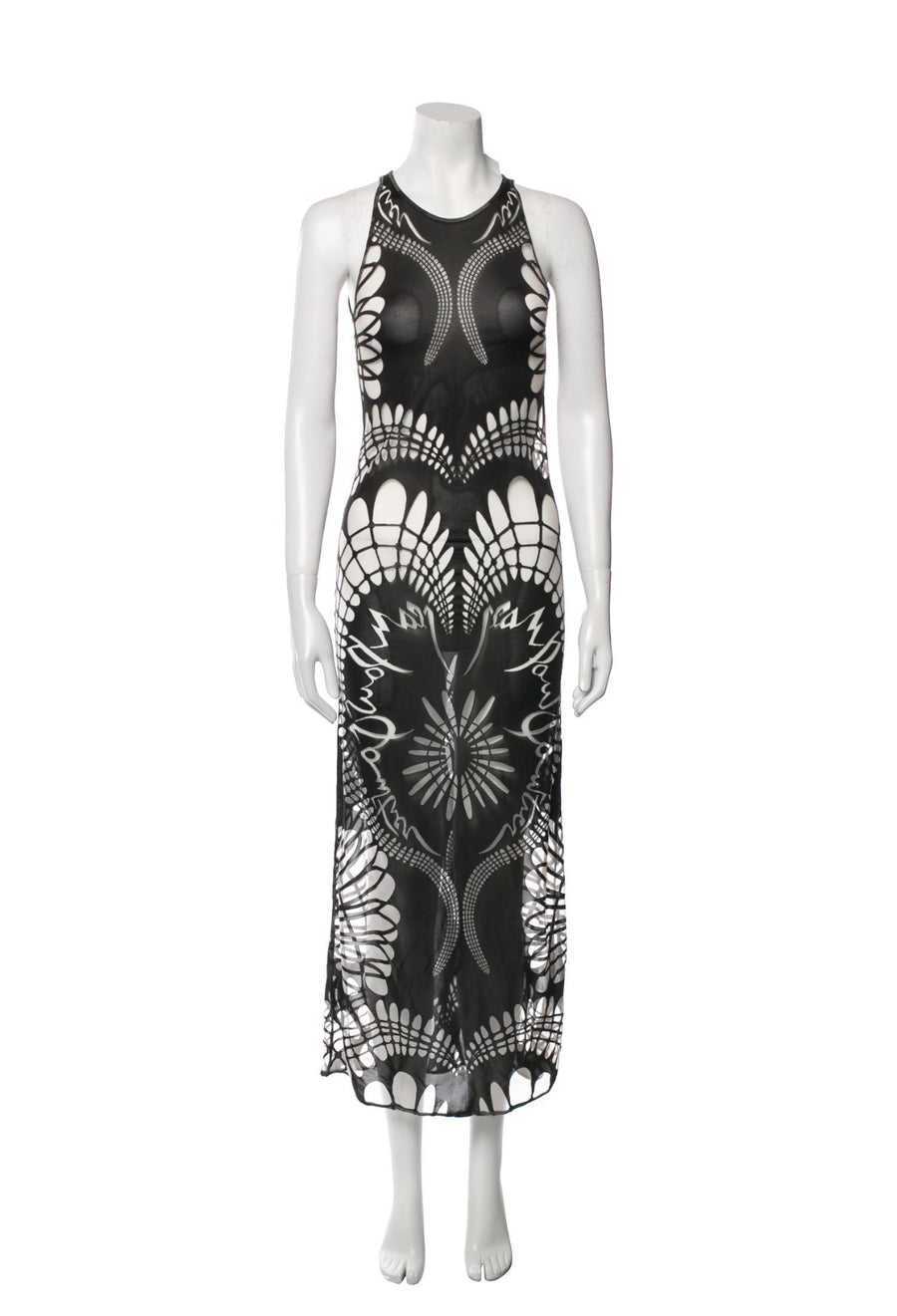 jean paul gaultier cut out dress JEAN PAUL GAULTIER CUT OUT DRESS BLK ARCHIVE