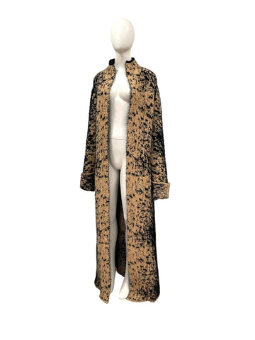 CAVALLI oversized animal print sweater coat