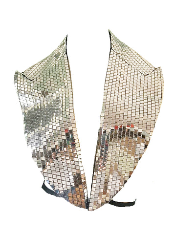 2009 S/S MARTIN MARGIELA MIRRORED TUXEDO VEST