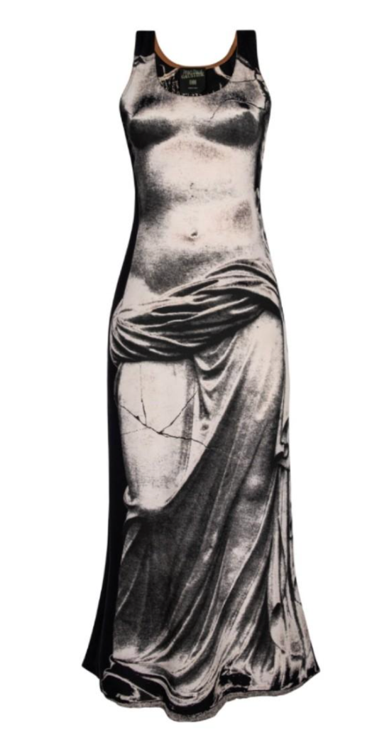 S/S 1999 JEAN PAUL GAULTIER Statue Dress