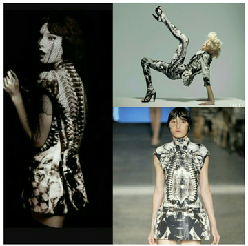 ALEXANDER MCQUEEN Crystal Skeleton Dress, 2009