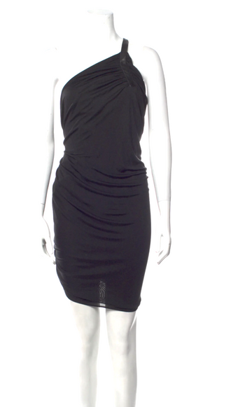 1990S GIANNI VERSACE one shoulder dress NWT