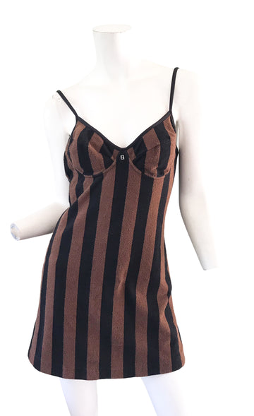 FENDI striped dress