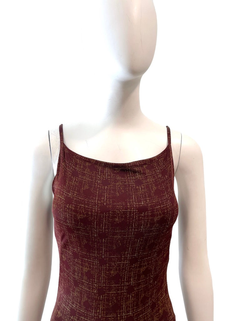 1990s Jean Gaultier Stretch Slip Dress extra long