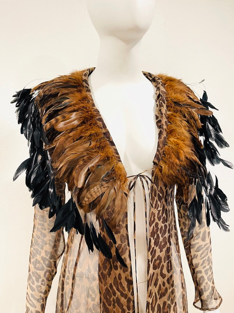 F/W 1997 Dolce & Gabbana Feathered Jacket