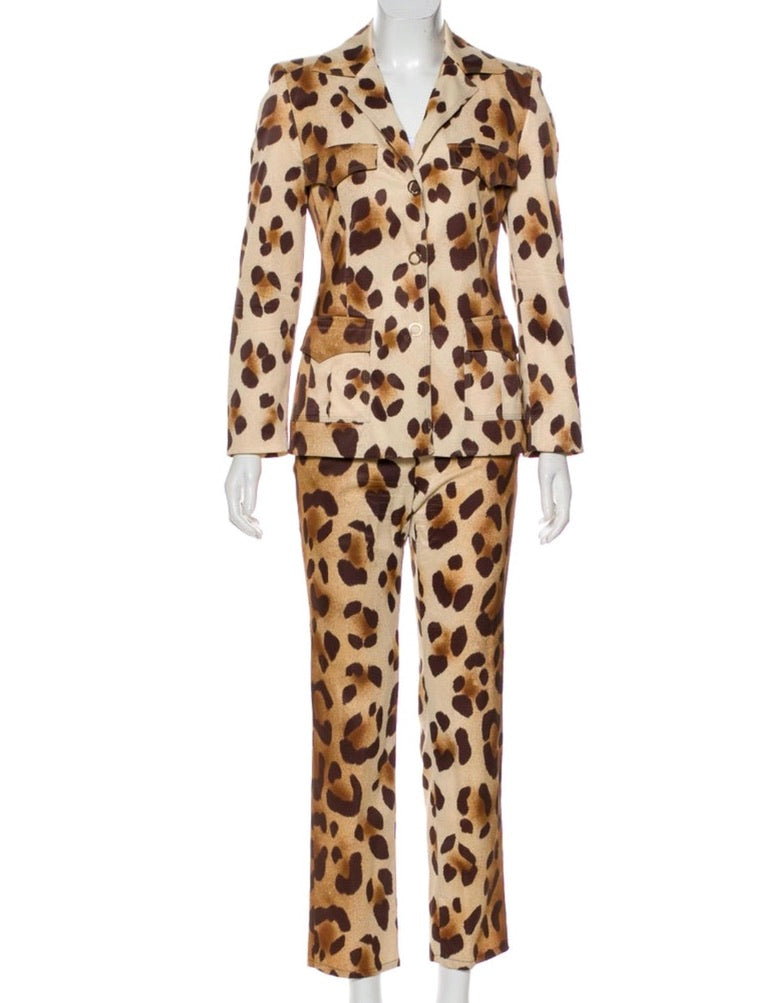 GIANNI VERSACE Leopard Suit