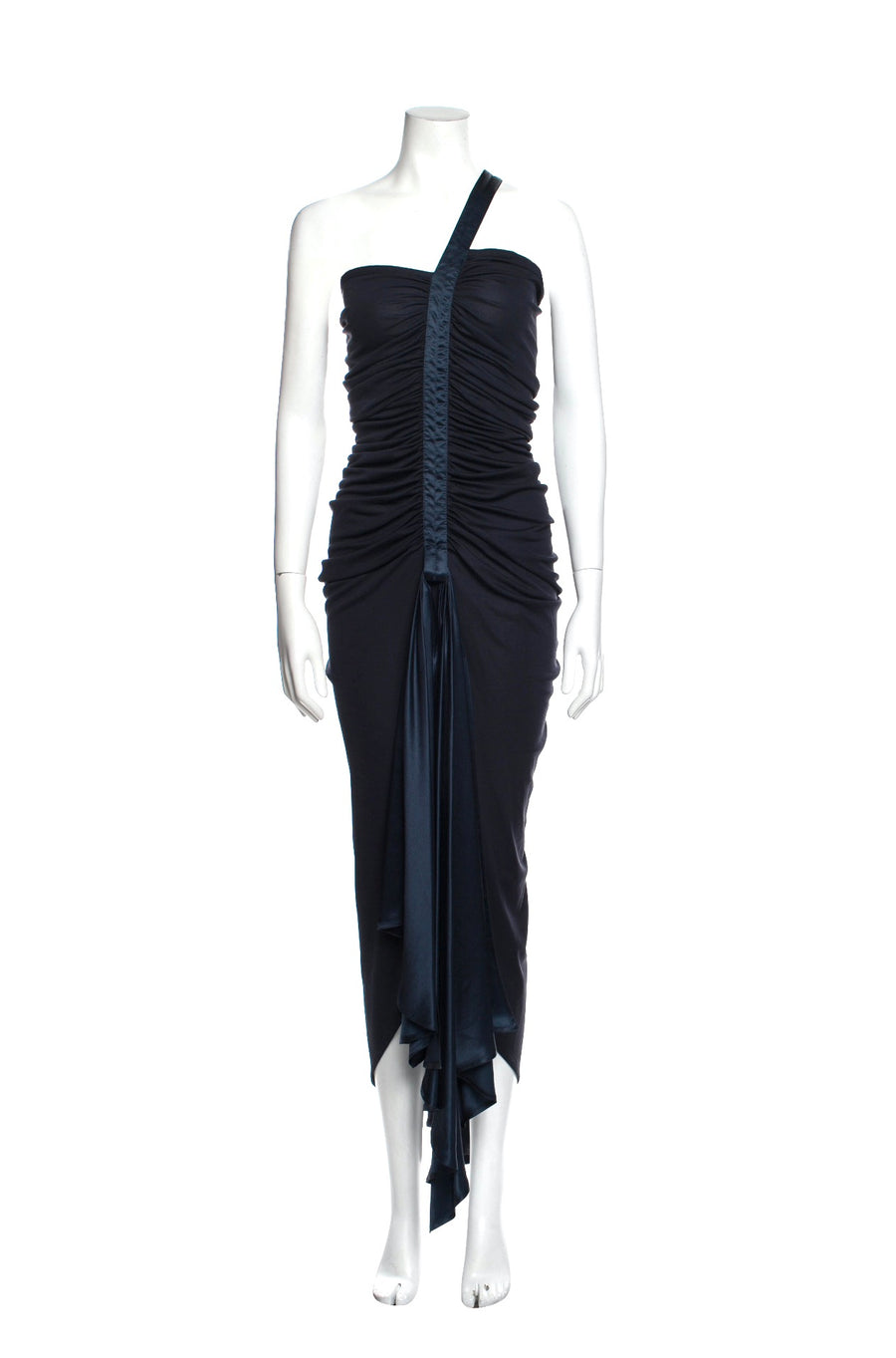 GIANNI VERSACE one shoulder gown