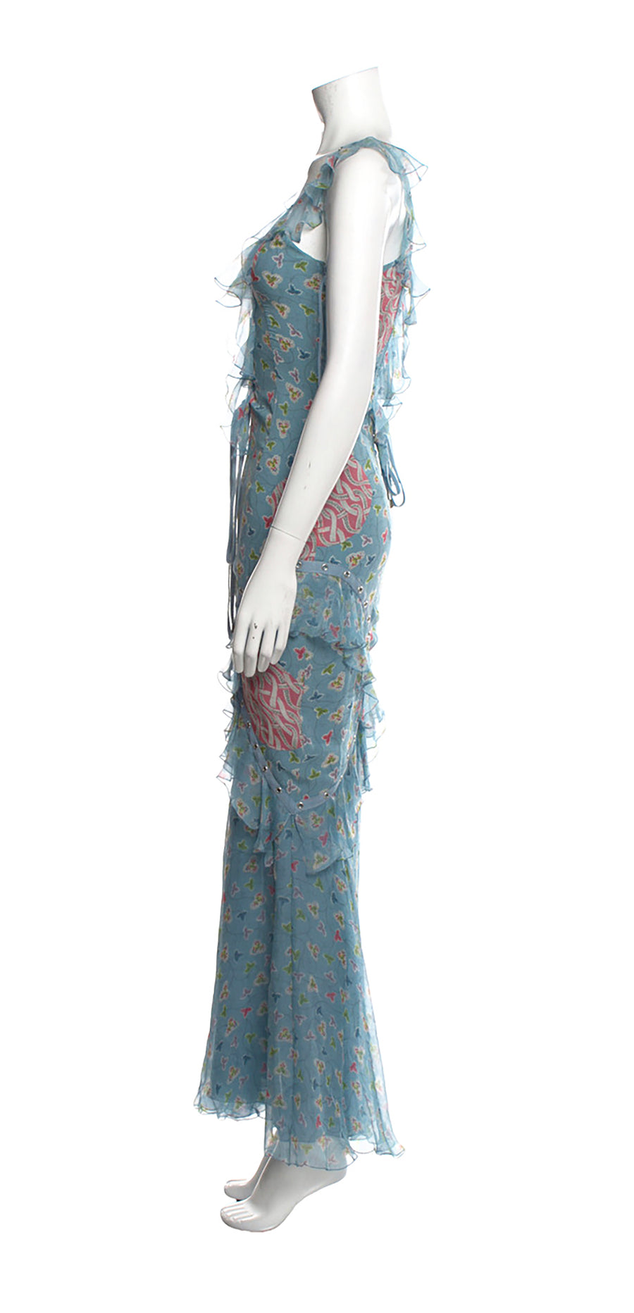 2003 S/S CHRISTIAN DIOR lacing gown