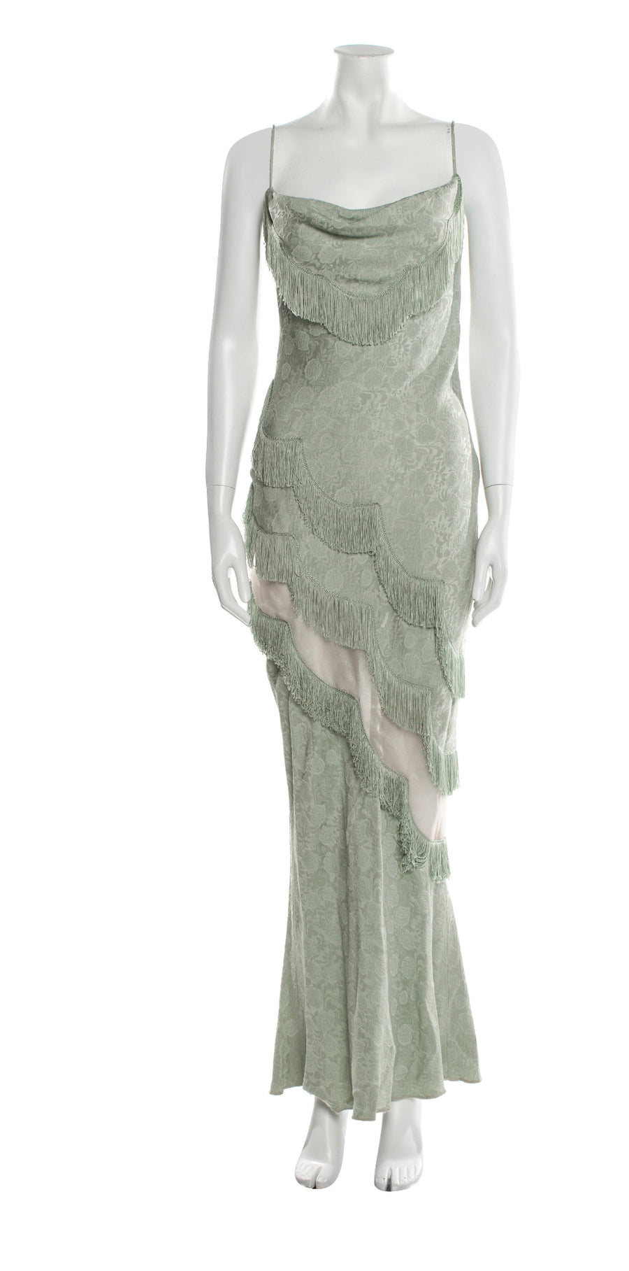 1998 CHRISTIAN DIOR Fringe Gown ARCHIVE 1998 CHRISTIAN DIOR Fringe Gown ARCHIVE