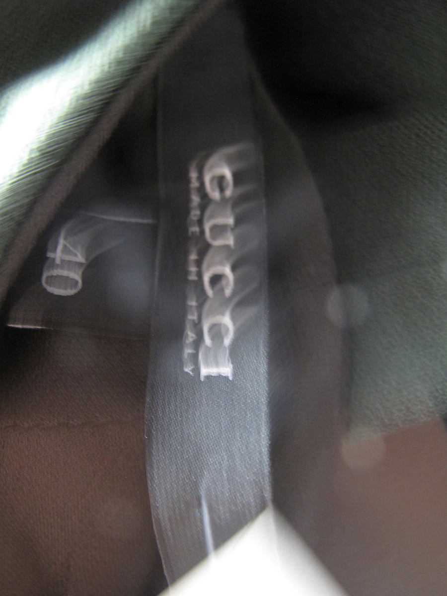 GUCCI Leather Harness Dress