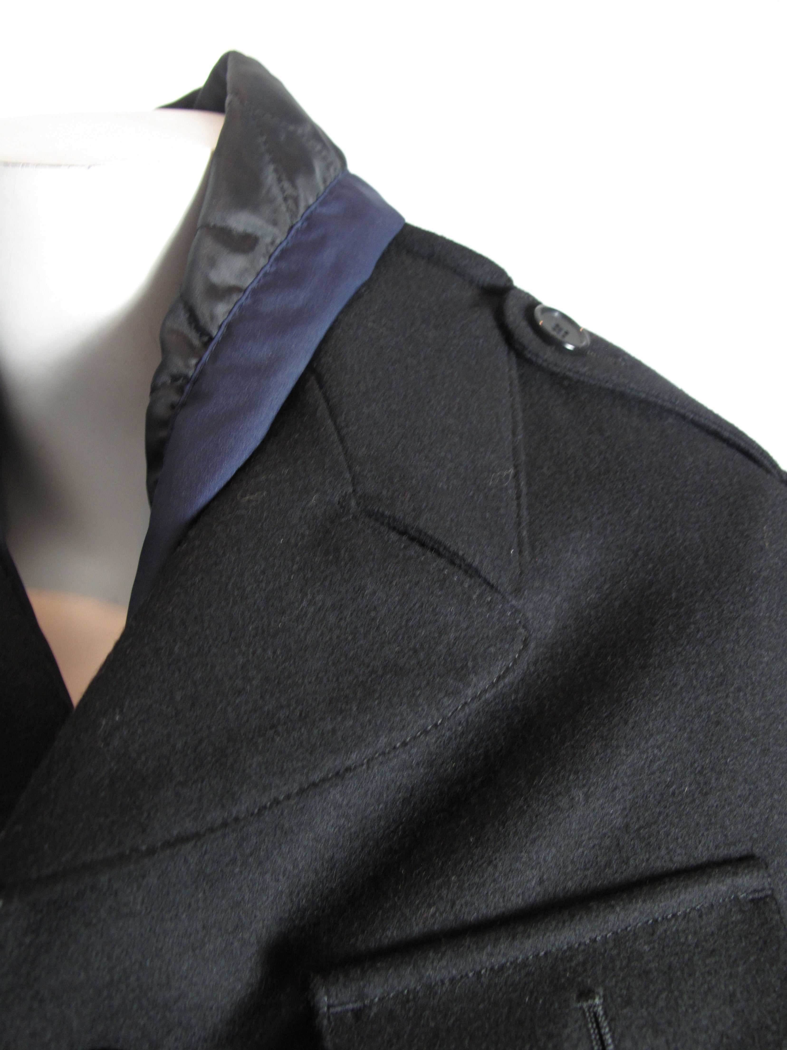アーカイブ COMME des GARÇONS 変形 アシメジャケット 重ね生地