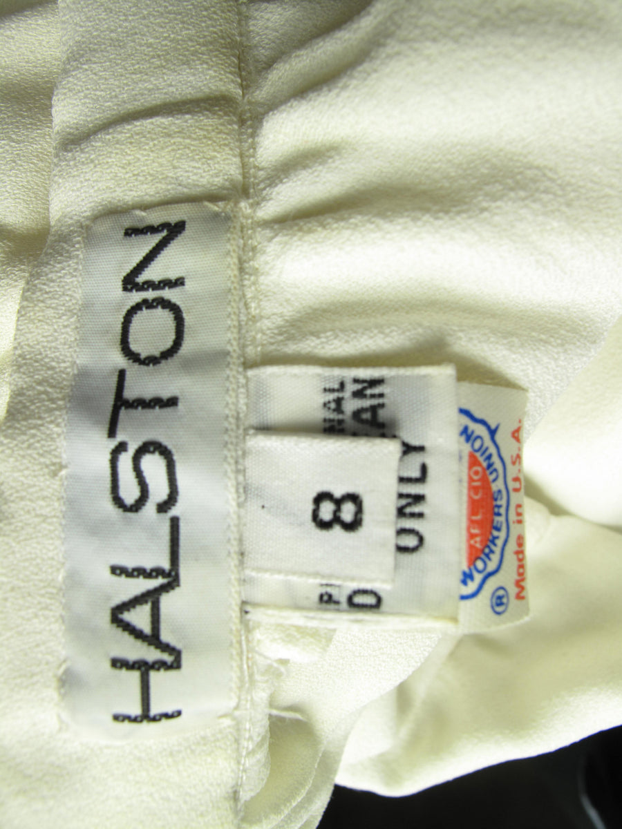 HALSTON Beaded Jacket and Skirt