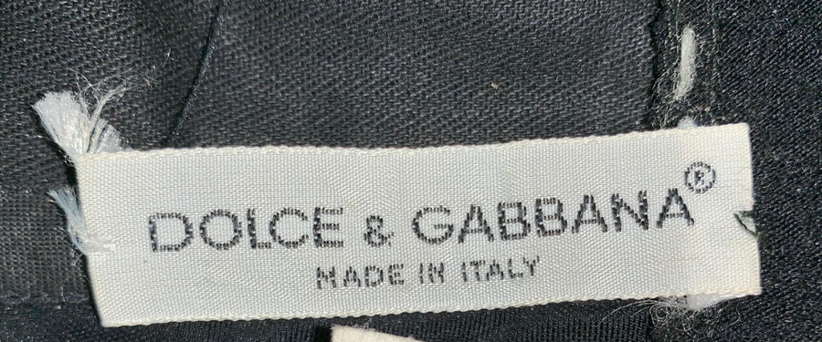 1992 DOLCE & GABBANA slash dress